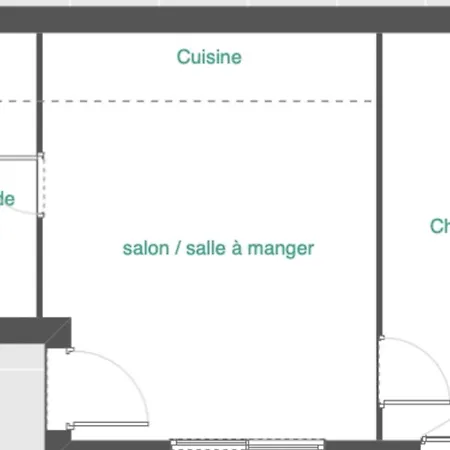 Apartment Rue D'antibes, Lit King Size